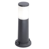 LED Black Outdoor Modern Round CCT Post Light 40cm Coastal IP55