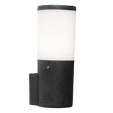 LED Black Outdoor Modern Round CCT Wall Light Coastal IP55