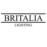 Britalia Black Crackle Glass Egg Light 30cm