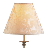 Vintage Table Lamp with Cream Damask Shade