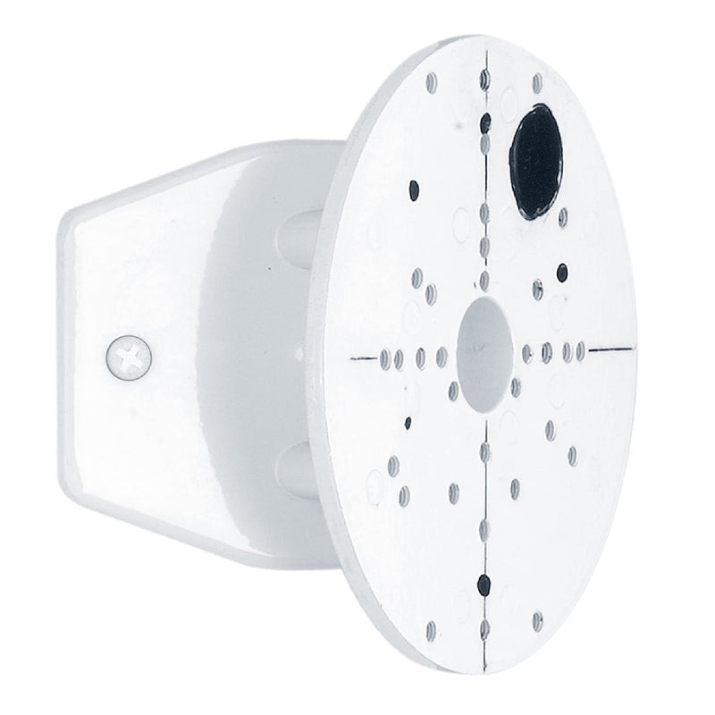 White Corner Mounting Bracket Outdoor Lighting