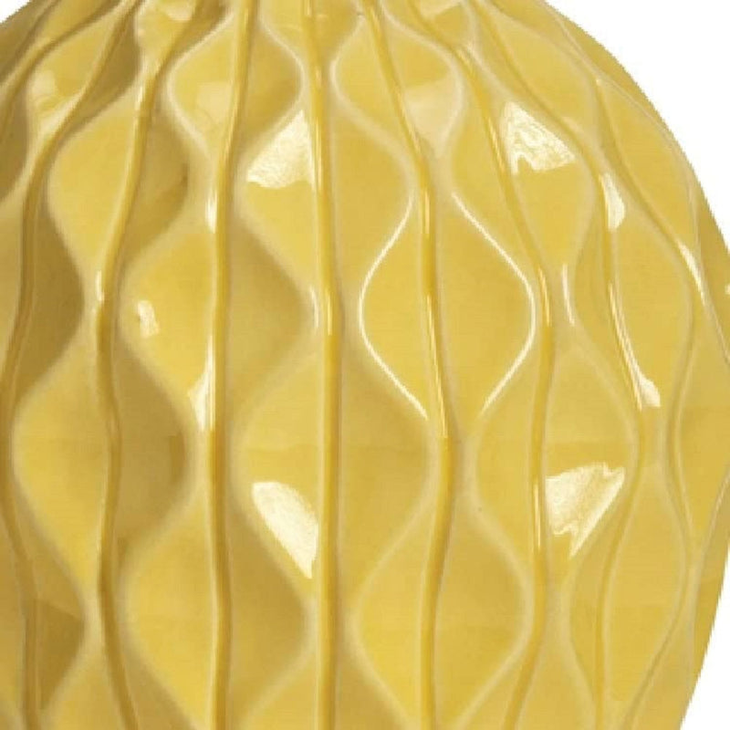 Mustard Yellow Ceramic Table Lamp