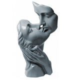 Grey Ceramic Embracing Lovers Figurine Sculpture 34cm