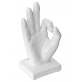 Britalia 880020 | Ceramic White OK Hand Sign Ornament | BRT880020
