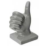 Britalia 880022 Grey Ceramic Thumbs Up Hand Sign Sculpture 15cm