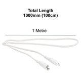 100cm White Under Cabinet Light Connectors