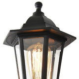 Black Vintage Outdoor Coastal Lantern Wall Light