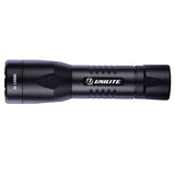 Unilite FL-1300R LED Black USB Rechargeable Aluminium Flashlight Torch 1300 Lumen