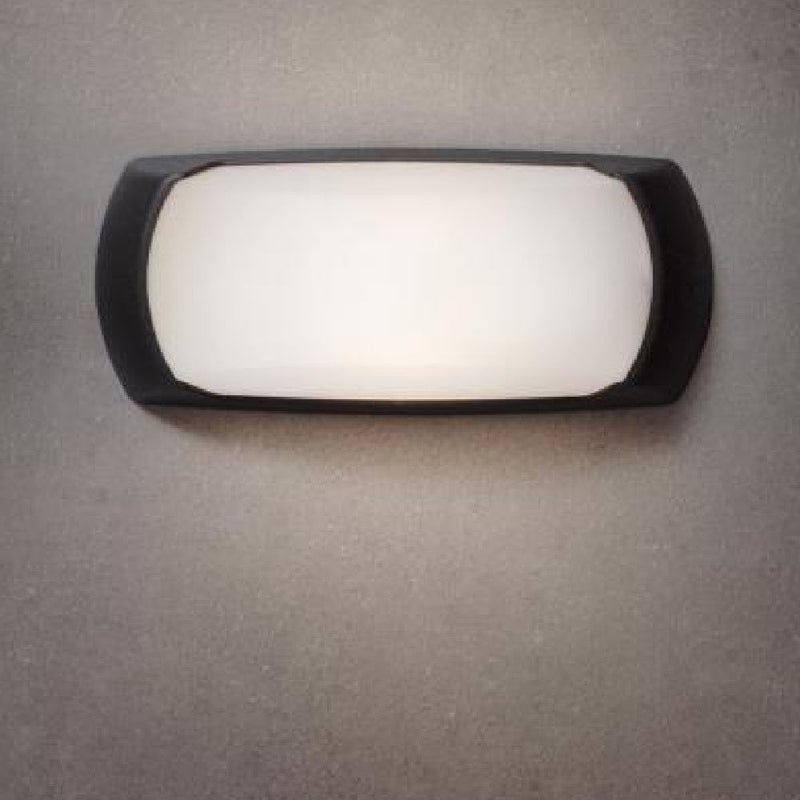 Black LED Outdoor Coastal Bulkhead Wall Light