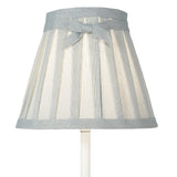 Vintage Table Lamp with Grey Linen Shade