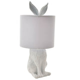 White Hare Sitting Rabbit Table Light