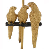 Novelty Gold Parrot Table Lamp