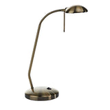 DAR JOU4075 Journal Antique Brass Modern Adjustable Head Table Desk Lamp