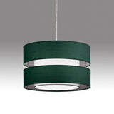 Forest Green Modern Non Electrical Cotton Pendant Shade