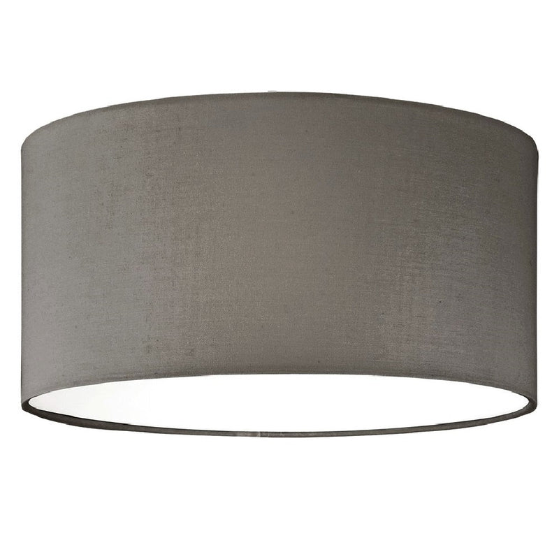 Grey Drum Lamp Shade with Diffuser