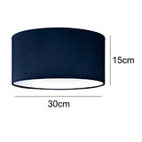 Navy Blue Easy Fit Pendant Light Shade