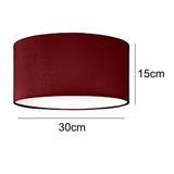 Red Easy Fit Pendant Light Shade