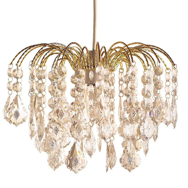 Britalia 660005 | Gold & Clear Crystal Bead Shade | BRT660005