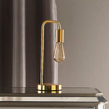 Polished Brass Vintage Table Light