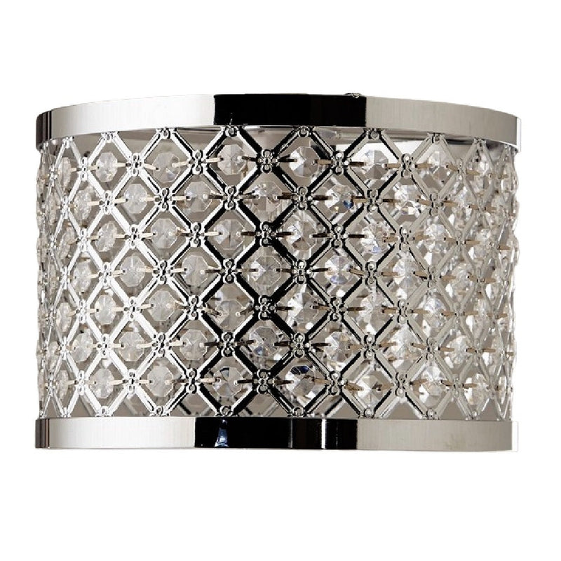 Polsihed Chrome Non Electric Pendant with Jewels