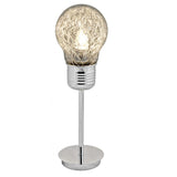 Britalia 880205 - Polished Chrome Giant Bulb Stick Table Lamp - BRT880205