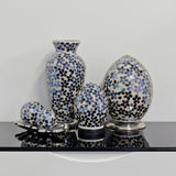 Purple Flower Mosaic Glass Vase Lamp 380mm