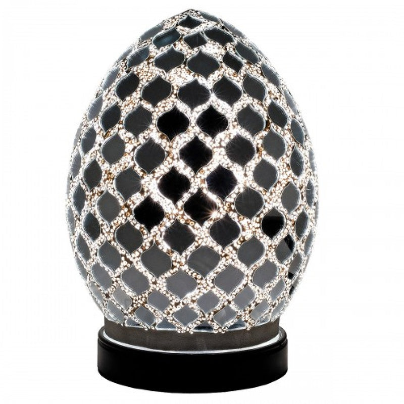 Britalia 880443 | Mirrored Tile Glass Mosaic Egg 20cm | BRT880443