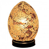 Britalia 880447 | Autumn Gold Crackle Glass Mosaic Egg 20cm | BRT880447