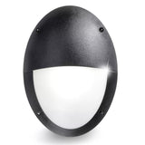 Black Exterior Oval Eye Lid Bulk Head Lighting