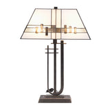 Oaks OT 4090/18 TL Mardian Tiffany Glass Vintage Table Lamp 64cm