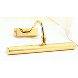 Oaks PL G9 PB Polished Brass Traditional Picture Light 285mm