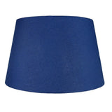 PMCD14NAV Navy Blue 14" Rolled Edge Vintage Drum Cotton Fabric Lampshade