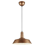 Antique Copper Industrial Pendant Ceiling Light 360mm