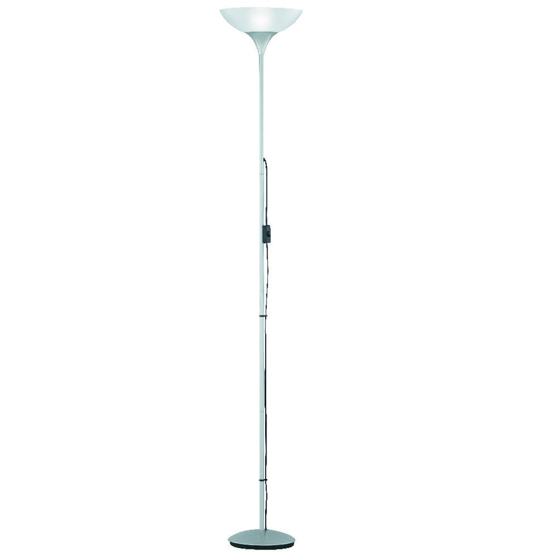 Titanium Silver Modern Uplight Floor Lamp Light