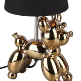 Gold Dog Kids Table Desk Lamp