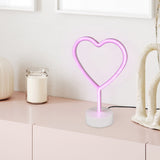 Pink Neon Battery Operated Kids Bedroom Light
