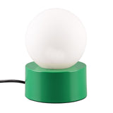 Colourful Green & White Vintage Football Lamp