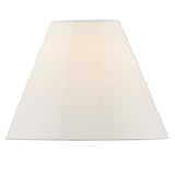 White Cotton Coolie Table Lamp Lighting