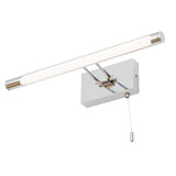 LED Polished Chrome Bathroom Modern Switched Picture Light 41cm IP44