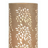Floral Brass Touch Table Lamp