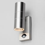 Stainless Steel Outdoor Cylinder Wall Light Motion Sensor