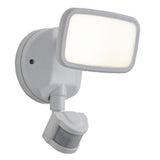 LED White Outdoor Modern Security Single Head Flood Light with PIR